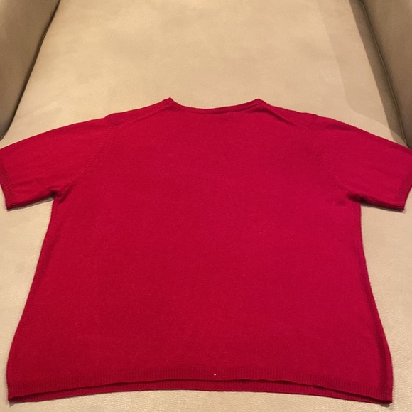 🌺 Beautiful soft red Chaus sweater - Picture 4 of 5